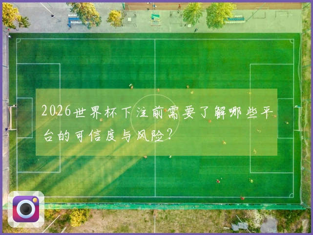 2026世界杯下注前需要了解哪些平台的可信度与风险？