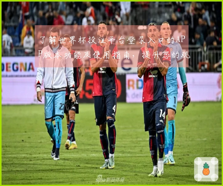了解世界杯投注平台登录入口的APP版本功能及使用指南，提升您的观看体验