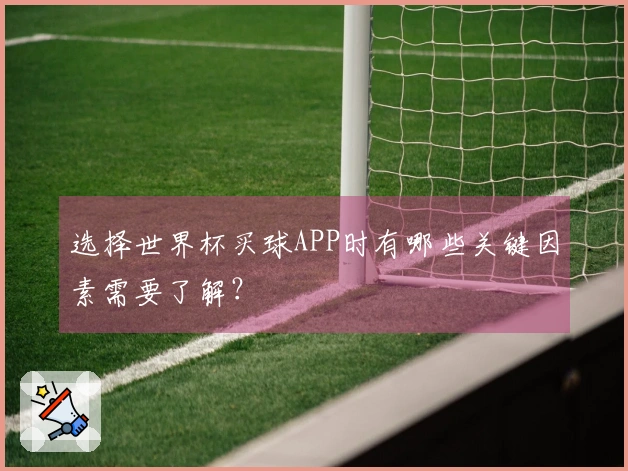 选择世界杯买球APP时有哪些关键因素需要了解？