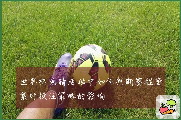 世界杯竞猜活动中如何判断赛程密集对投注策略的影响